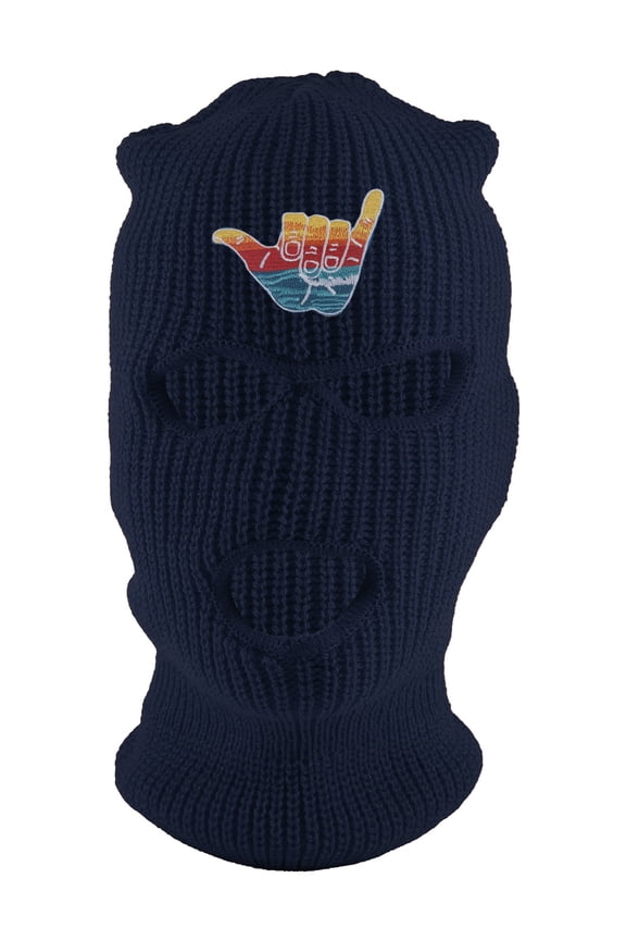 Shaka 3-Hole Ski Mask - Navy