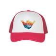 thumbnail image 1 of Gravity Threads Shaka Youth Adjustable Trucker Hat - Pink/White, 1 of 2