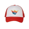 thumbnail image 1 of Gravity Threads Shaka Youth Adjustable Trucker Hat - Red/White, 1 of 2