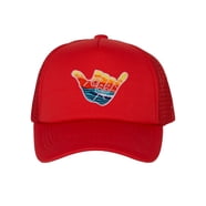 Gravity Threads Hang Loose Cappello Da Camionista Con Toppa Learn To Surf Nerobianco~p104531863