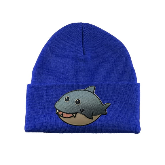 Gravity Threads Shark Patch Cuffed Beanie - Royal