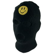 Gravity Threads Smile Face 3-Hole Ski Mask - Smile - Black