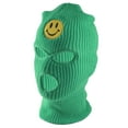 thumbnail image 1 of Gravity Threads Smile Face 3-Hole Ski Mask - Smile - Kelly Green, 1 of 4