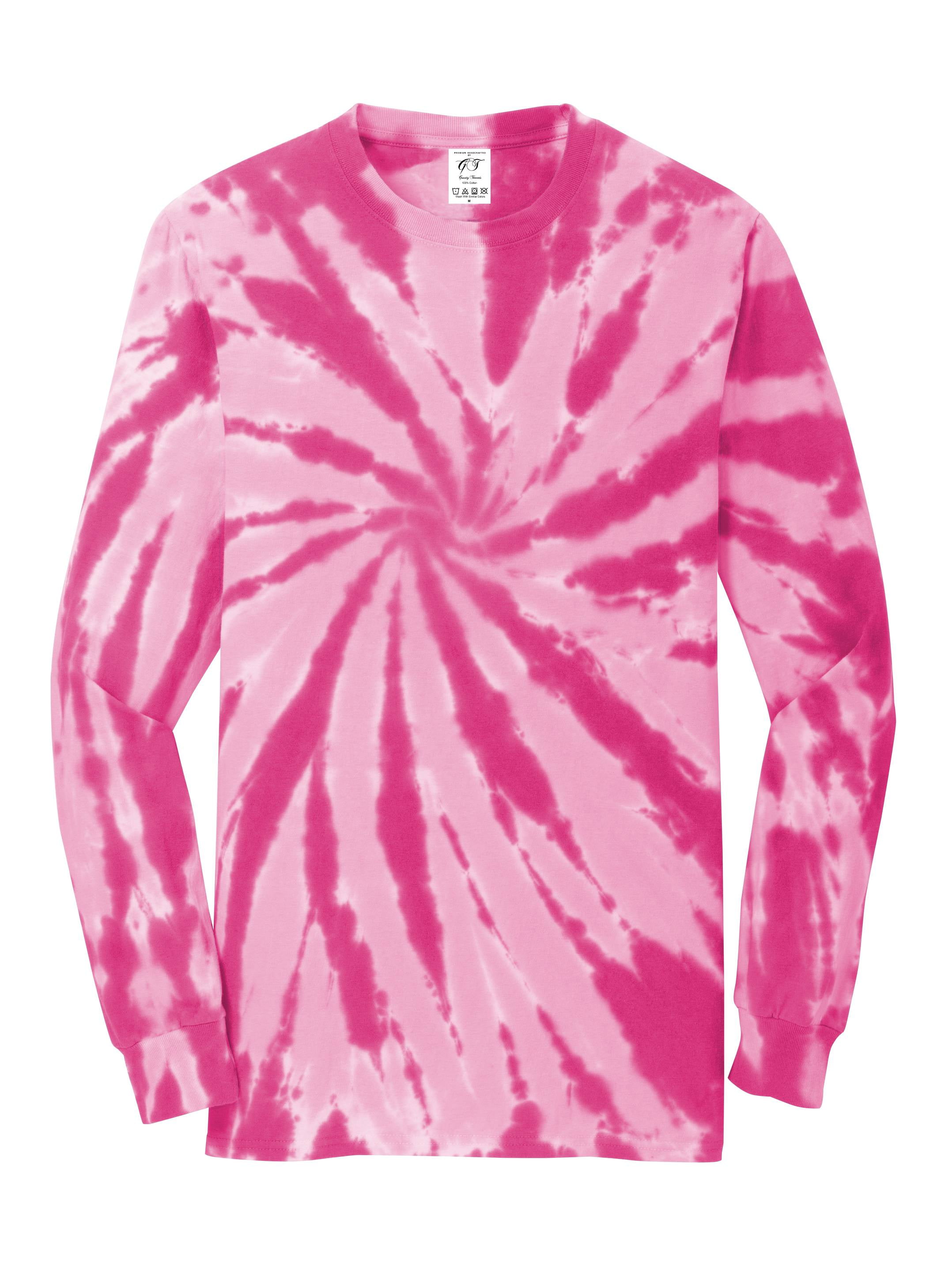 Gravity Threads Tie-Dye Long-Sleeve Shirt - Pink - 2X-Large