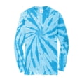 thumbnail image 1 of Gravity Threads Tie-Dye Long-Sleeve Shirt - Turquoise - Medium, 1 of 1