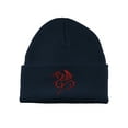 thumbnail image 1 of Gravity Threads Tribal Dragon Cuffed Beanie - Navy, 1 of 3