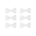 thumbnail image 1 of Gravity Threads Tuxedo Solid Color Bow Tie - 6 Pack - White, 1 of 2