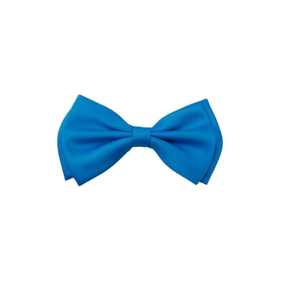 Gravity Threads Tuxedo Solid Color Bow Tie, Blue