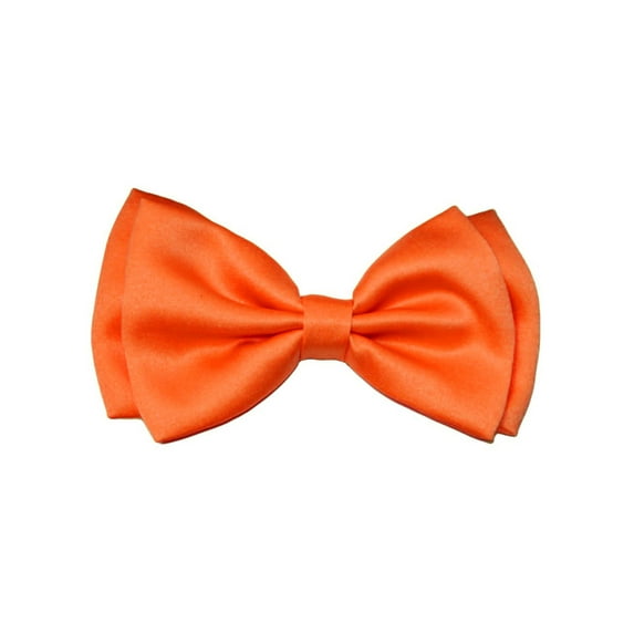 Gravity Threads Tuxedo Solid Color Bow Tie, Orange