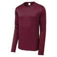 thumbnail image 1 of Gravity Threads UV Protection Poly Pro Men's Long Sleeve Tee, Cardinal M, 1 of 1