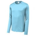 thumbnail image 1 of Gravity Threads UV Protection Poly Pro Men's Long Sleeve Tee, Light Blue XS, 1 of 1