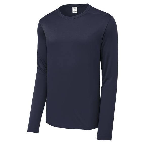 Gravity Threads UV Protection Poly Pro Men's Long Sleeve Tee, True Navy M