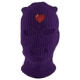 thumbnail image 1 of Gravity Threads Video Game Heart 3-Hole Ski Mask - Purple, 1 of 3