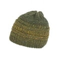thumbnail image 1 of Gravity Threads Warm Cable Knit Thick Soft Beanie, Olive, 1 of 3