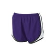 thumbnail image 1 of Gravity Threads Womens Cadence Athletic Shorts - Purple/White/Black - Large, 1 of 1