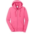 thumbnail image 1 of Gravity Threads Womens Fleece Hooded Sweatshirt - Neon Pink - Medium, 1 of 2