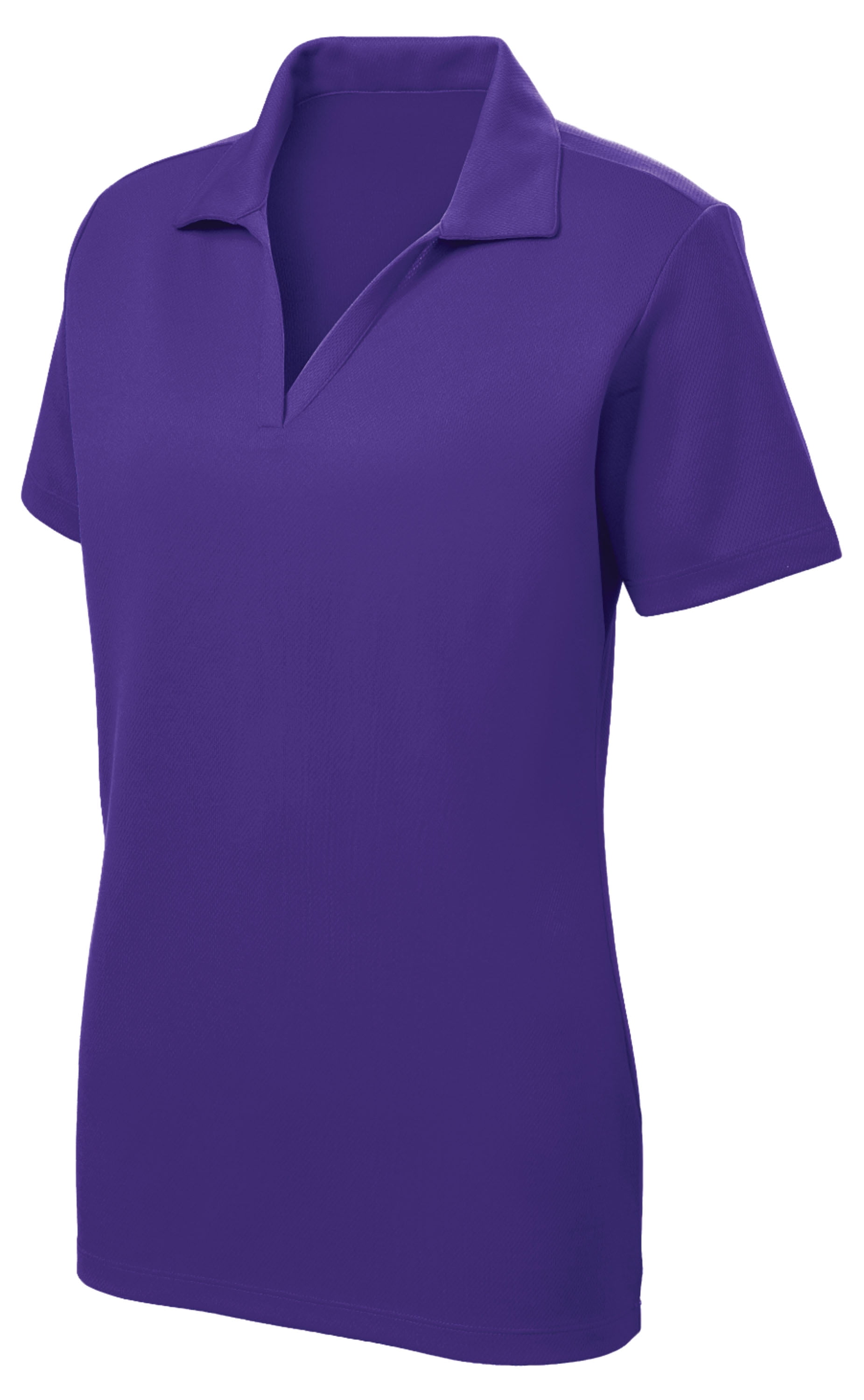 Gravity Threads Womens Racer Mesh Polo - Purple - Large - Walmart.com