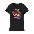thumbnail image 1 of Gravity Threads Womens Totally 80s Short-Sleeve T-Shirt - Black - Medium, 1 of 1