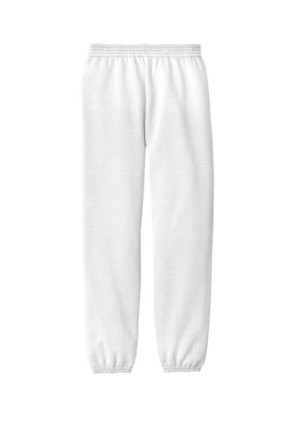 Youth Core Fleece Sweatpant - White - Large