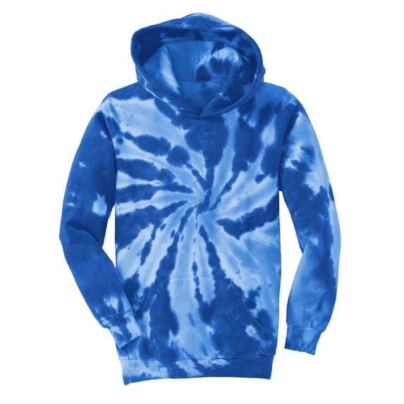 Gravity Threads Youth Tie-Dye Pullover Hoodie - Royal - Large