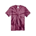 thumbnail image 1 of Gravity Threads Youth Tie-Dye Short-Sleeve T-Shirt - Maroon - Large, 1 of 1