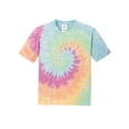 thumbnail image 1 of Gravity Threads Youth Tie-Dye Short-Sleeve T-Shirt - Pastel Rainbow - Small, 1 of 1