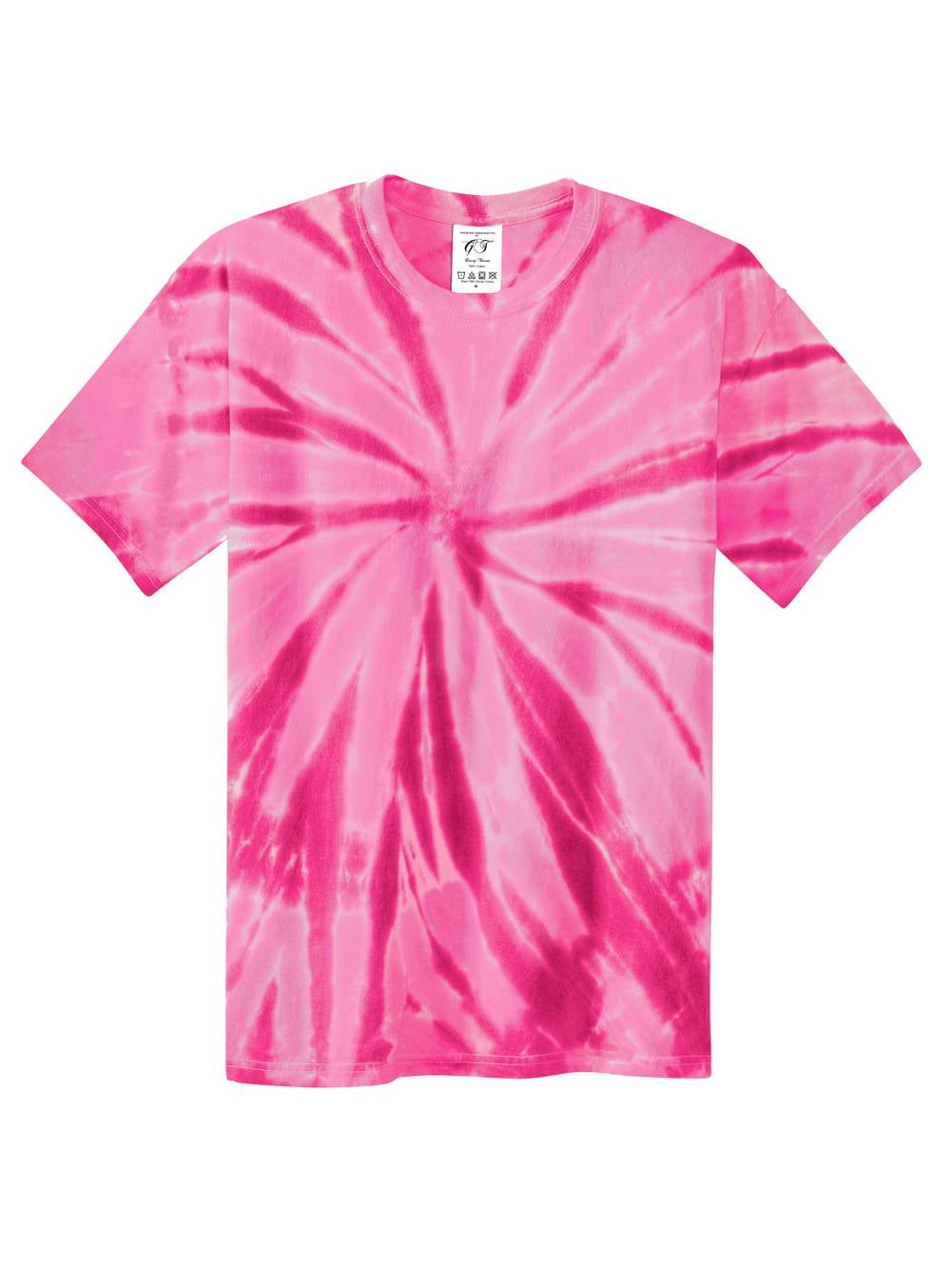Gravity Threads Youth Tie-Dye Short-Sleeve T-Shirt – 100% Cotton, Vibrant Colors, Sizes XS To XL
