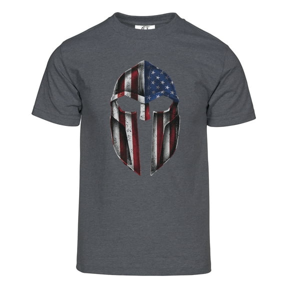 Gravity Trading American Gladiator Short-Sleeve T-Shirt - Dark Grey - X-Large