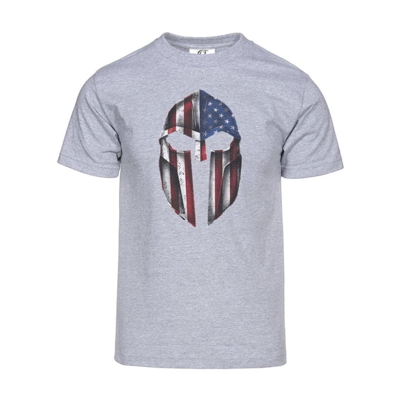 Gravity Trading American Gladiator Short-Sleeve T-Shirt - Heather Grey - Small