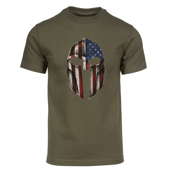 Gravity Trading American Gladiator Short-Sleeve T-Shirt - Olive - 3X-Large