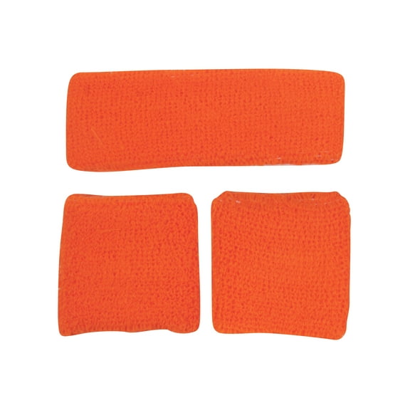Gravity Trading Headband + Wristband Sweatband Kit - Orange