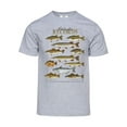 thumbnail image 1 of Gravity Trading Mens Freshwater Records Short-Sleeve T-Shirt - Heather Grey - S, 1 of 1