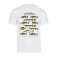 thumbnail image 1 of Gravity Trading Mens Freshwater Records Short-Sleeve T-Shirt - White - S, 1 of 1