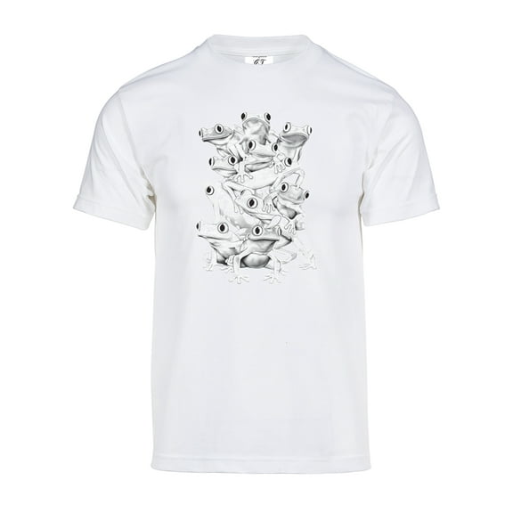 Gravity Trading Mens Frogs Solar Magic Changing Short-Sleeve T-Shirt - White - X-Large