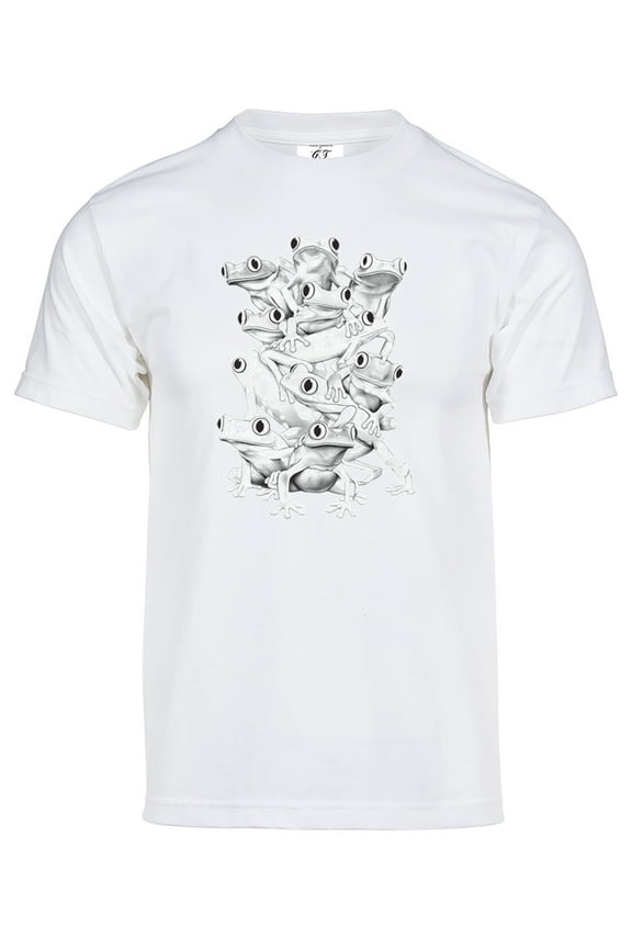 Mens Frogs Solar Magic Changing Short-Sleeve T-Shirt - White - X-Large