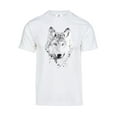 thumbnail image 1 of Gravity Trading Mens Neon Lone Wolf Solar Color Changing Shirt Sun Tee, White 3XL, 1 of 3