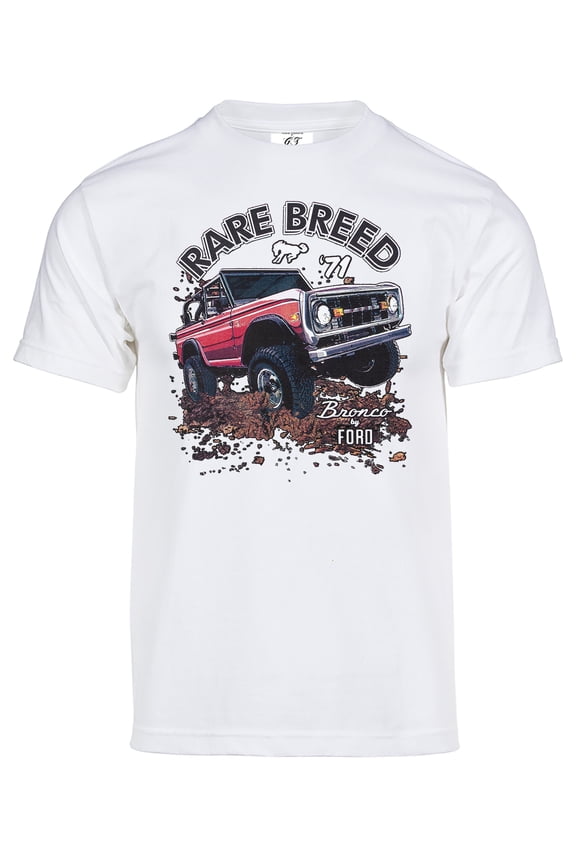 Mens Rare Breed Ford Bronco Short-Sleeve T-Shirt - White - S