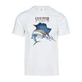 thumbnail image 1 of Gravity Trading Mens Sailfish Short-Sleeve T-Shirt - White - 2XL, 1 of 1