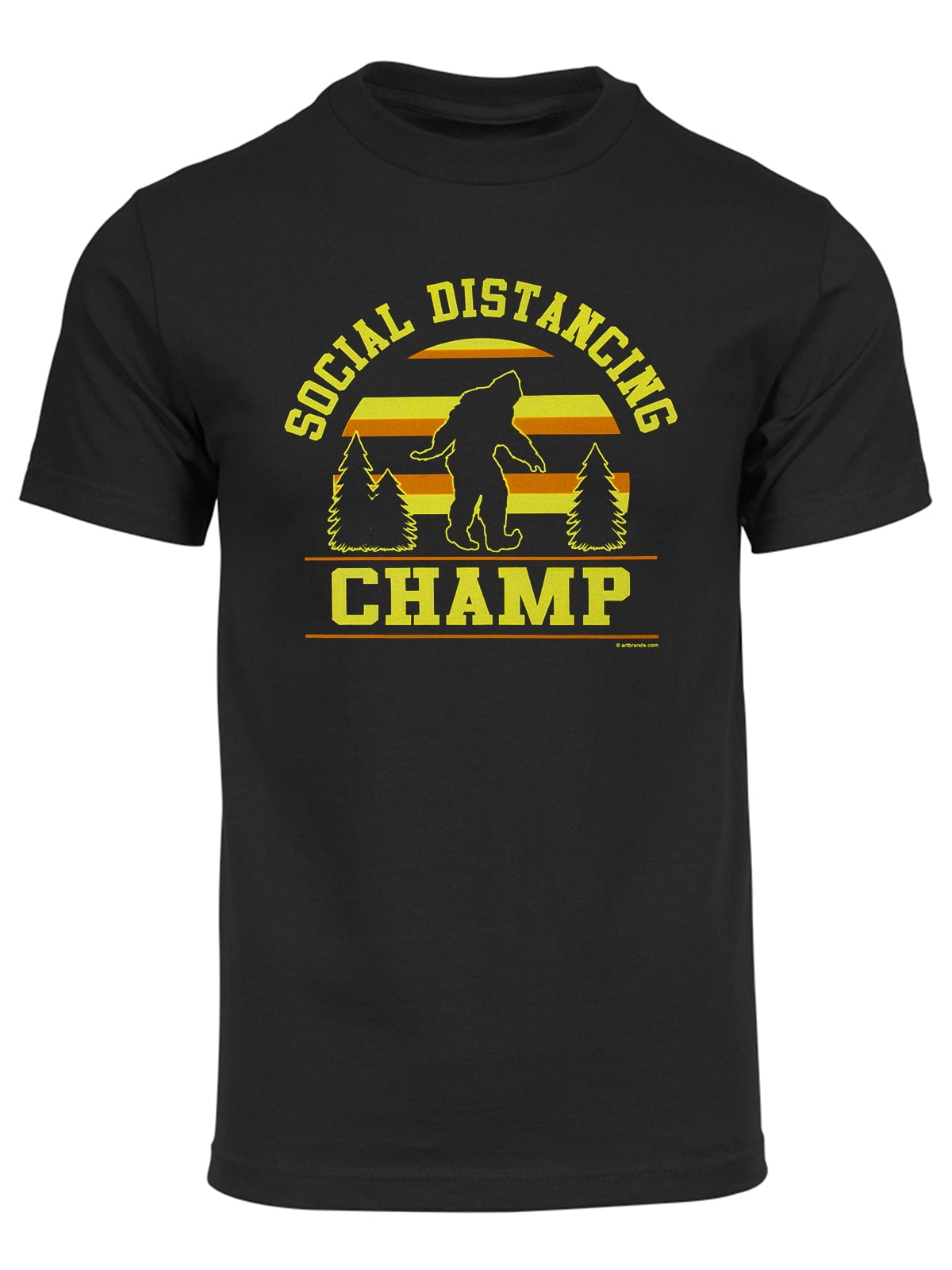 Social Distancing Champion Vintage Sasquatch Bigfoot T-Shirt Social Distancing Champion Vintage Sasquatch Bigfoot T-Shirt