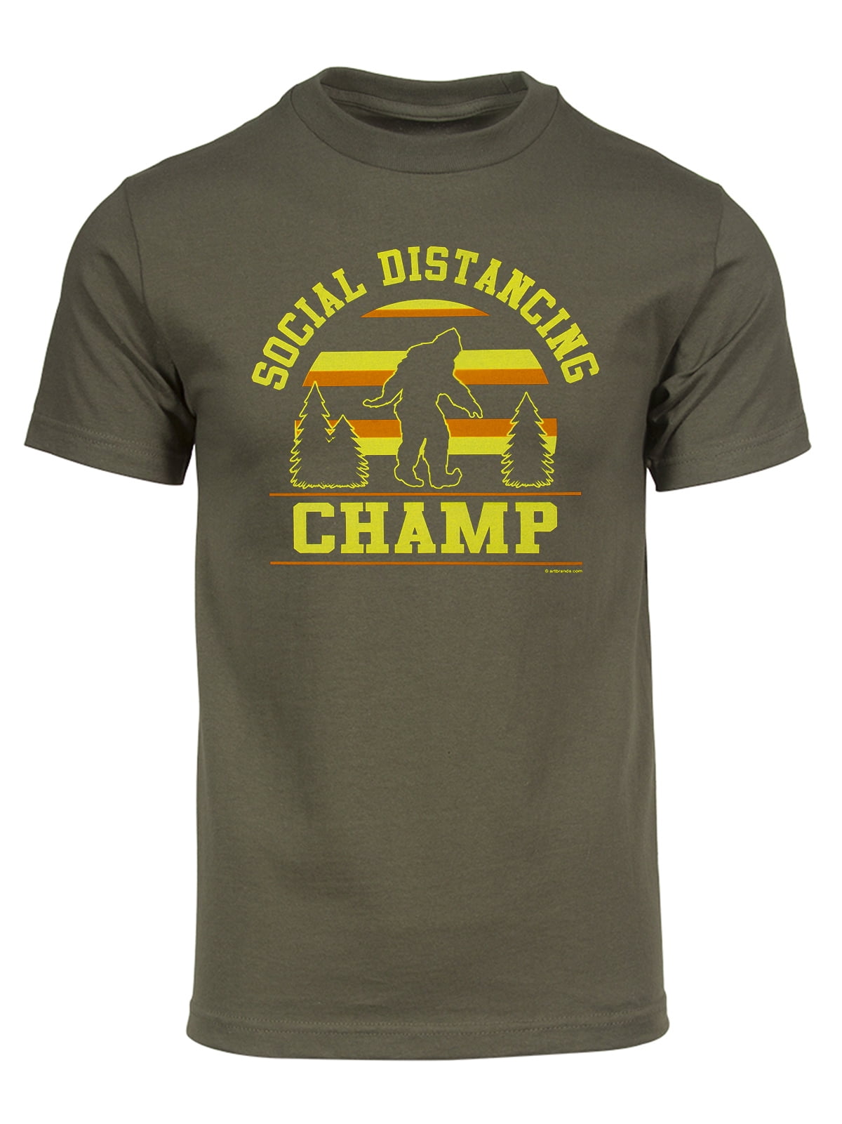 Social Distancing Champion Vintage Sasquatch Bigfoot T-Shirt Social Distancing Champion Vintage Sasquatch Bigfoot T-Shirt