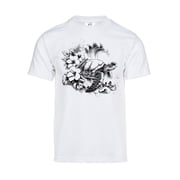 Gravity Trading Mens Turtle Wave Solar T-Shirt Color Changing Summer Beach Sun Tee, White 3XL