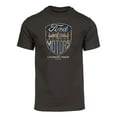 thumbnail image 1 of Gravity Trading Mens Vintage Motors Short-Sleeve T-Shirt - Brown - 2XL, 1 of 1