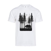 Gravity Trading Mens Winter Bear Solar Color Changing Shirt Sun Tee, White L
