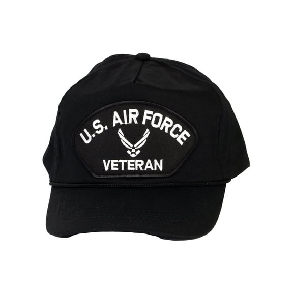 Gravity Trading Military Hats For Men - US Air Force Veteran Hat Black Cap Military Gifts For Men