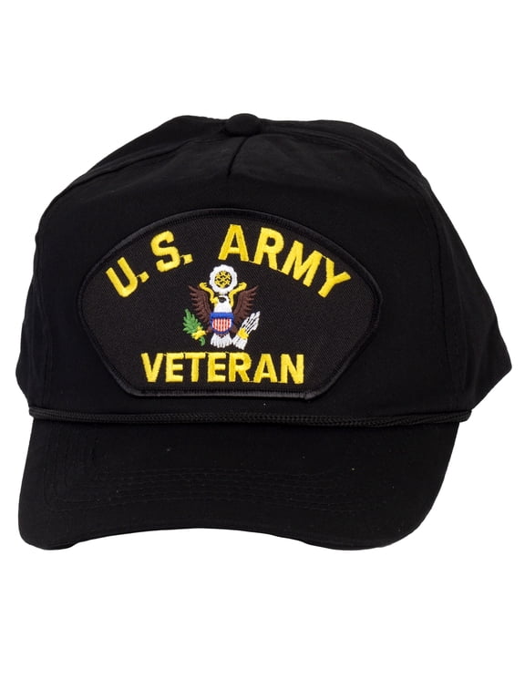 Military Hats For Men - US Army Veteran Hat Black Cap Military Gifts For Men