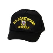 Gravity Trading Military Hats For Men - US Coast Guard Veteran Hat Black Cap Military Gifts For Men