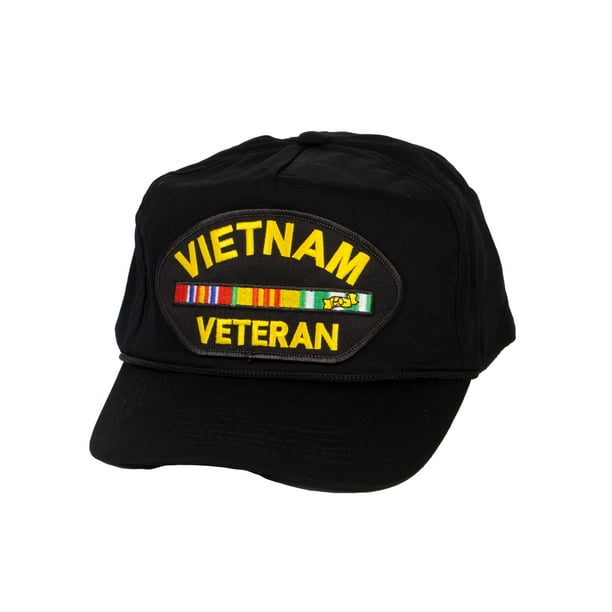 Gravity Trading Military Hats For Men Vietnam Veteran Hat Black Cap