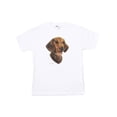 thumbnail image 1 of Gravity Trading White Dachshund Short Sleeve Print T Shirt, 1 of 1