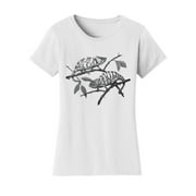 Gravity Trading Womens Chameleon Solar Color Changing Shirt Sun Tee, White Small