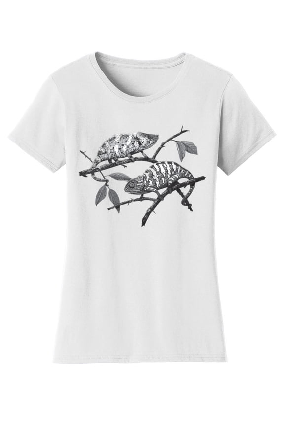 Womens Chameleon Solar Color Changing Shirt Sun Tee, White Small